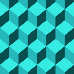 seamless pattern cube art vector image