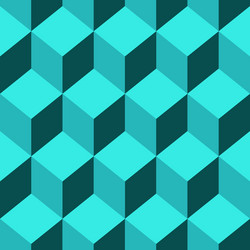 Seamless pattern cube art vector