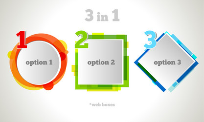 abstract web design bubble text vector image