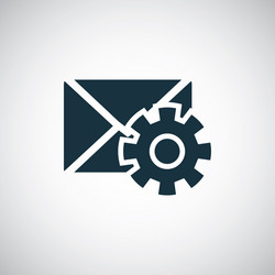 mail setting icon trendy simple concept symbol vector image