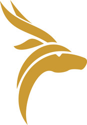 Gazelle Head Icon Vector Image