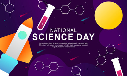 gradient science twitch background design template vector image