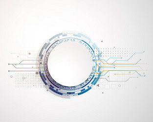 Modern Tech Background - Circuitry vector image