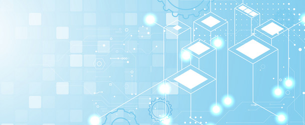 abstract high technology and science background vector image
