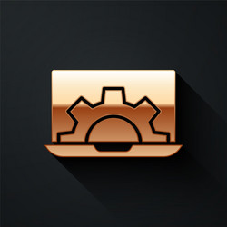 gold software web development programming vector image