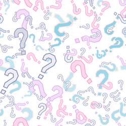 quiz seamless pattern question marks doubt faq vector image