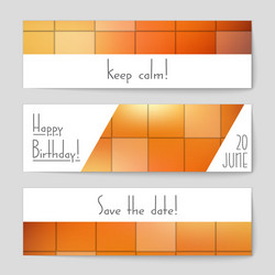 abstract layout background set for art vector image