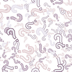 quiz seamless pattern question marks doubt faq vector image