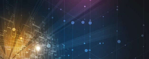 abstract high technology and science background vector image