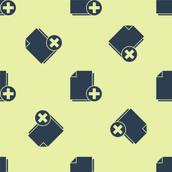 blue add new file icon isolated seamless pattern vector image