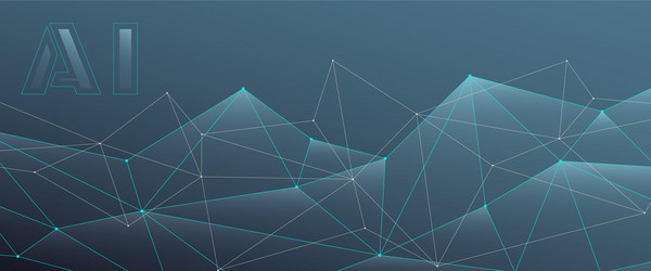 concept artificial intelligence high vector image