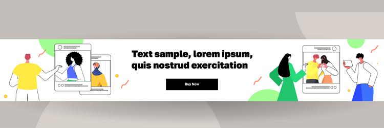 People chatting during video call social network vector