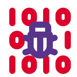 overflowing bug in the binary code search vector image