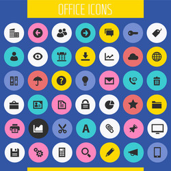 Big ui ux and office icon set vector