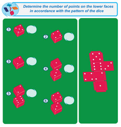 logical task determine the number of points vector image