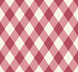 seamless argyle pattern vector image