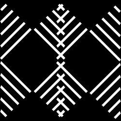 white diagonal line forming square background vector image
