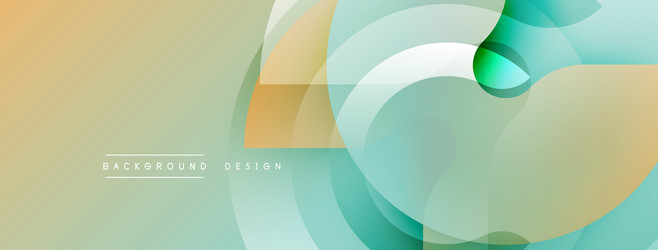 abstract geometric design soft color palette vector image