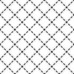 dashed rhombus geometric seamless pattern dash vector image