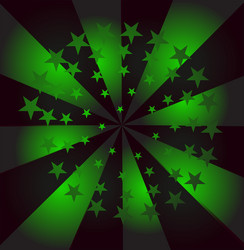 Green light abstract background Royalty Free Vector Image