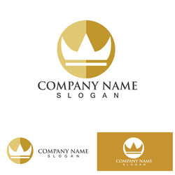Letter m royal crown luxury logo design Royalty Free Vector