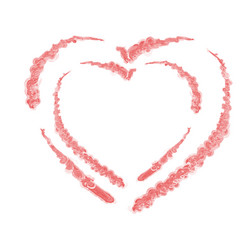 Heart grunge vector