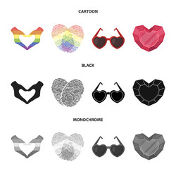 isolated object abstract and shape symbol set vector image