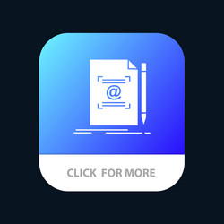 note letter text mail create mobile app button vector