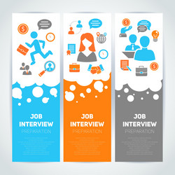 Job interview isometric background Royalty Free Vector Image