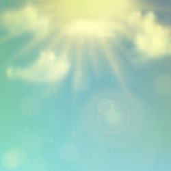 retro sky and clouds eps 10 vector image