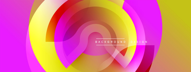 abstract vibrant layers create dynamic circular vector image
