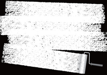 paint roller abstract background with text space vector image