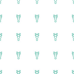 bar code scanner icon pattern seamless white vector image