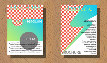 set of layout background for art template vector image