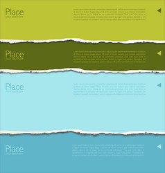 torn paper background vector image