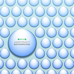 abstract of gradient aqua color circle pattern vector image