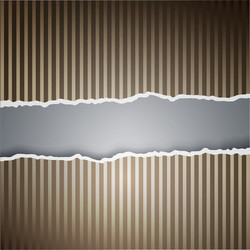 ragged paper with a pattern of lines vector image