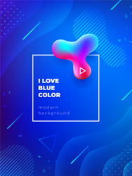 liquid color background design fluid gradient vector image