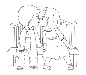 Anime Boy And Girl Kissing On White Royalty Free SVG, Cliparts, Vectors,  and Stock Illustration. Image 206118764.