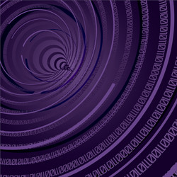 abstract technology theme binary circle background vector image