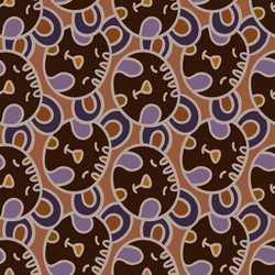 seamless pattern design lined cute vector image