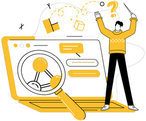 effective tools for project management and problem vector image