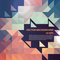 geometric colorful pattern background vector image