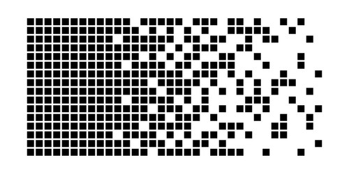 pixel disintegration background halftone fragment vector image