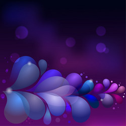 abstract background with colored drops eps10 vector image