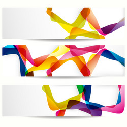 abstract banner vector