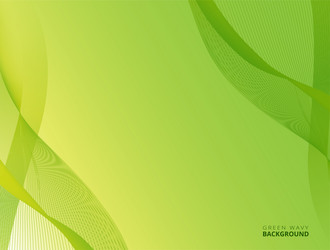 green abstract background with shiny wave vector image