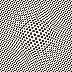 halftone bloat effect optical abstract vector image