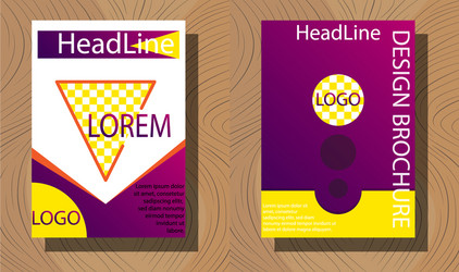 set of layout background for art template vector image