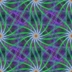fractal design pattern background vector image